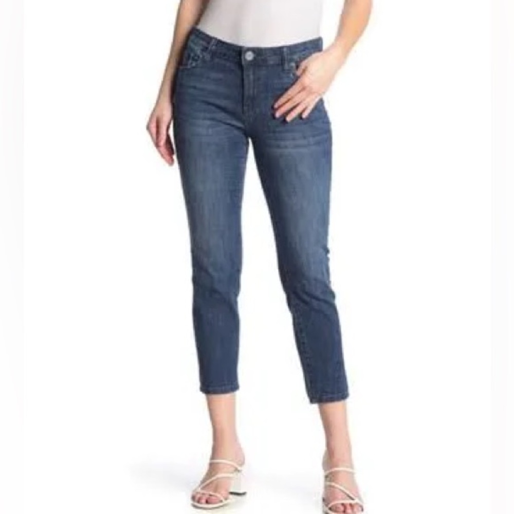 Kut from the Kloth Bardot Boyfriend Cropped Capri Jeans Size 4